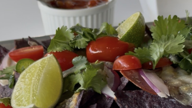 Nachos du Superbowl et trempette chaude à la Chic! Fondue
